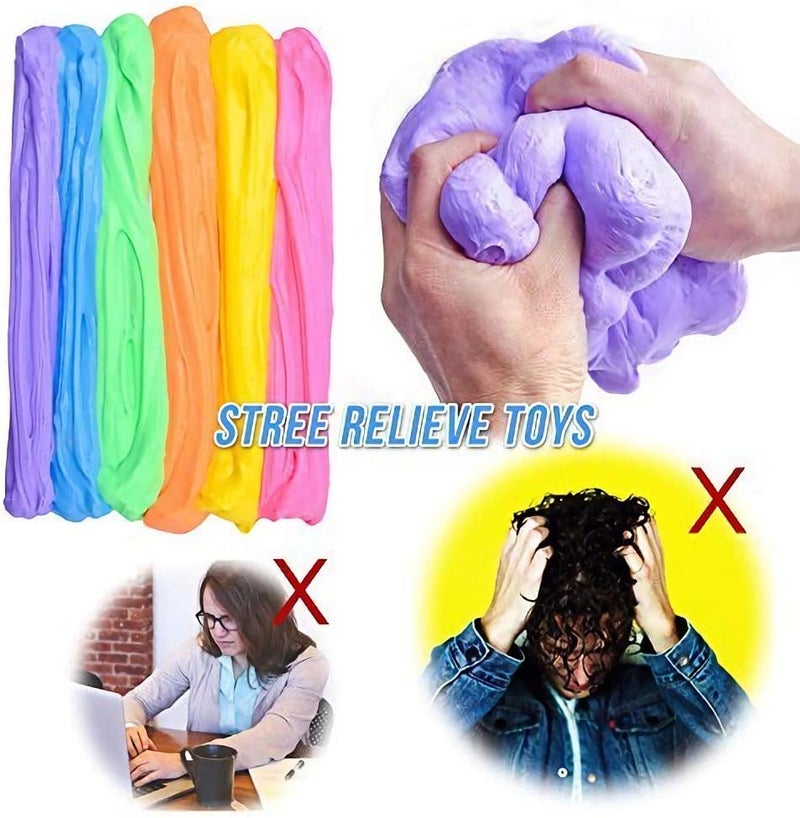 KMBTQRE Butter Slime Kit Two-Toned 9 Packed for Girl Boys Party Favors Toys  Stocking Stuffers for Kids 6 7 8 9 10 11 12 Years Old - Image 5